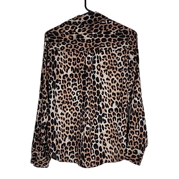 Express Leopard Cheetah XS Blouse - Picture 7 of 7